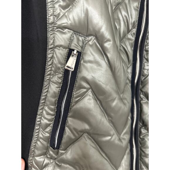 Calvin Klein Performance Gray Quilted Down Puffer Vest Large Outdoor Active - Picture 6 of 15